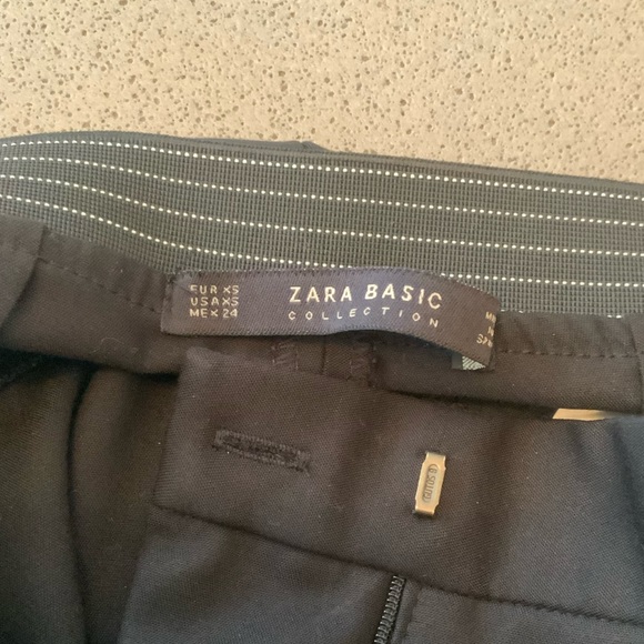 Zara Basic black jogger-waist slacks - Picture 8 of 8